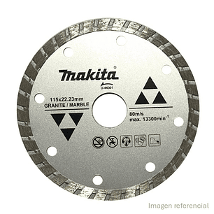 Disco Diamantado P/Granito /Marmol Ondulado 115x22.23mm Makita