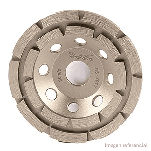 Copa Diamantada Para Concreto 180mm x 22.23mm Doble Segm. Makita