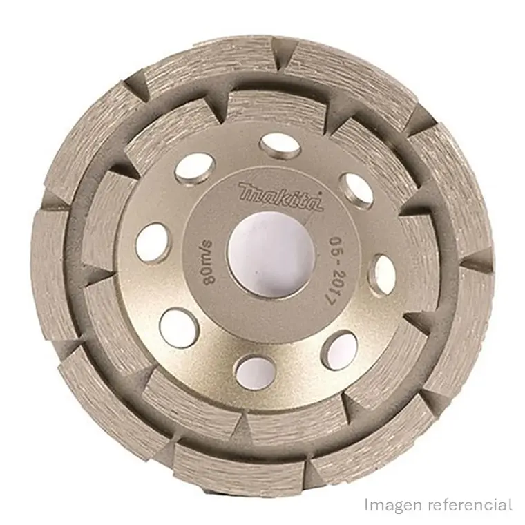 Copa Diamantada Para Concreto 180mm x 22.23mm Doble Segm. Makita 1