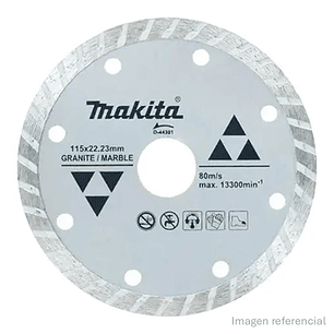 Disco Diamantado P/Granito /Marmol Ondulado 180x22.23mm Makita