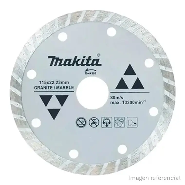 Disco Diamantado P/Granito /Marmol Ondulado 180x22.23mm Makita 1