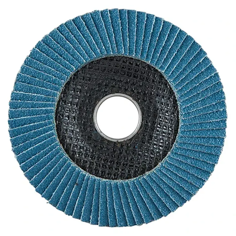 Disco Traslapado Makita 115 x 22 Grano 80 - Zircon - Metal y Acero Inoxidable 1