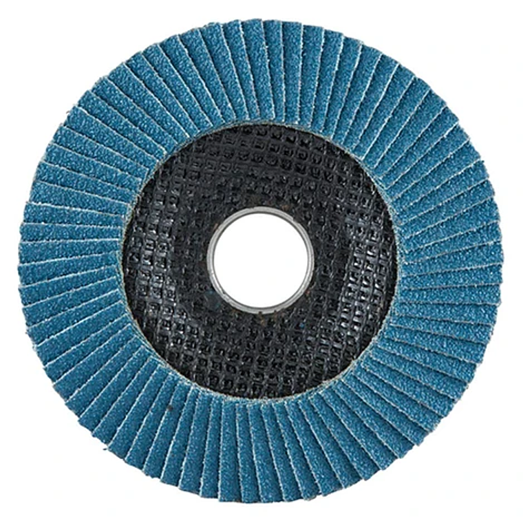 Disco Traslapado Makita 115 x 22 Grano 40 - Zircon - Metal y Acero Inoxidable 1