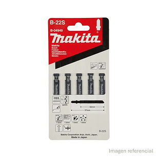 Hoja De Calar B-22s (24t x 32mm) Plástico, Aluminio, Acero Inoxidable, Acero Dul Makita