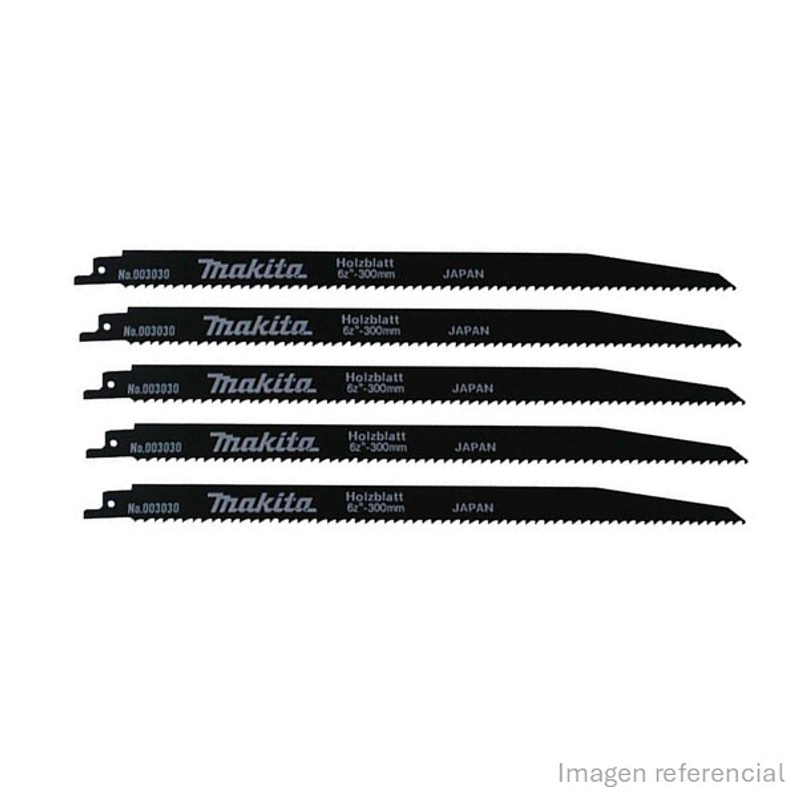 Hoja Sierra Sable N° 3030 (6t x 300mm) Madera Makita 2