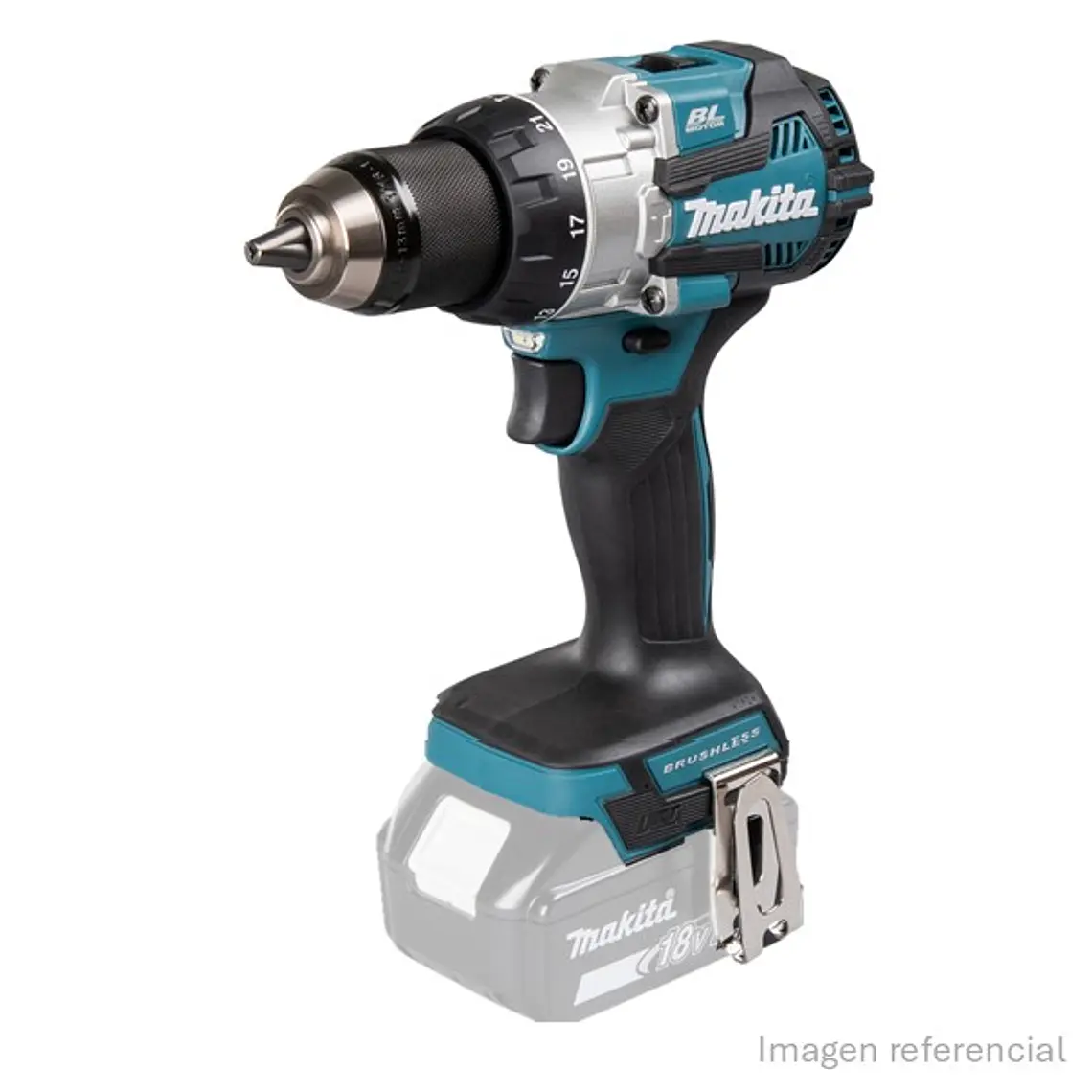 Taladro percutor inalámbrico Makita DHP489Z (s/cargador ni Batería) 1