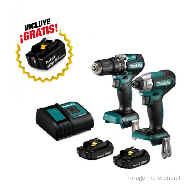 Kit Taladro Percutor + Atornillador de Impacto DLX2414YX7-1