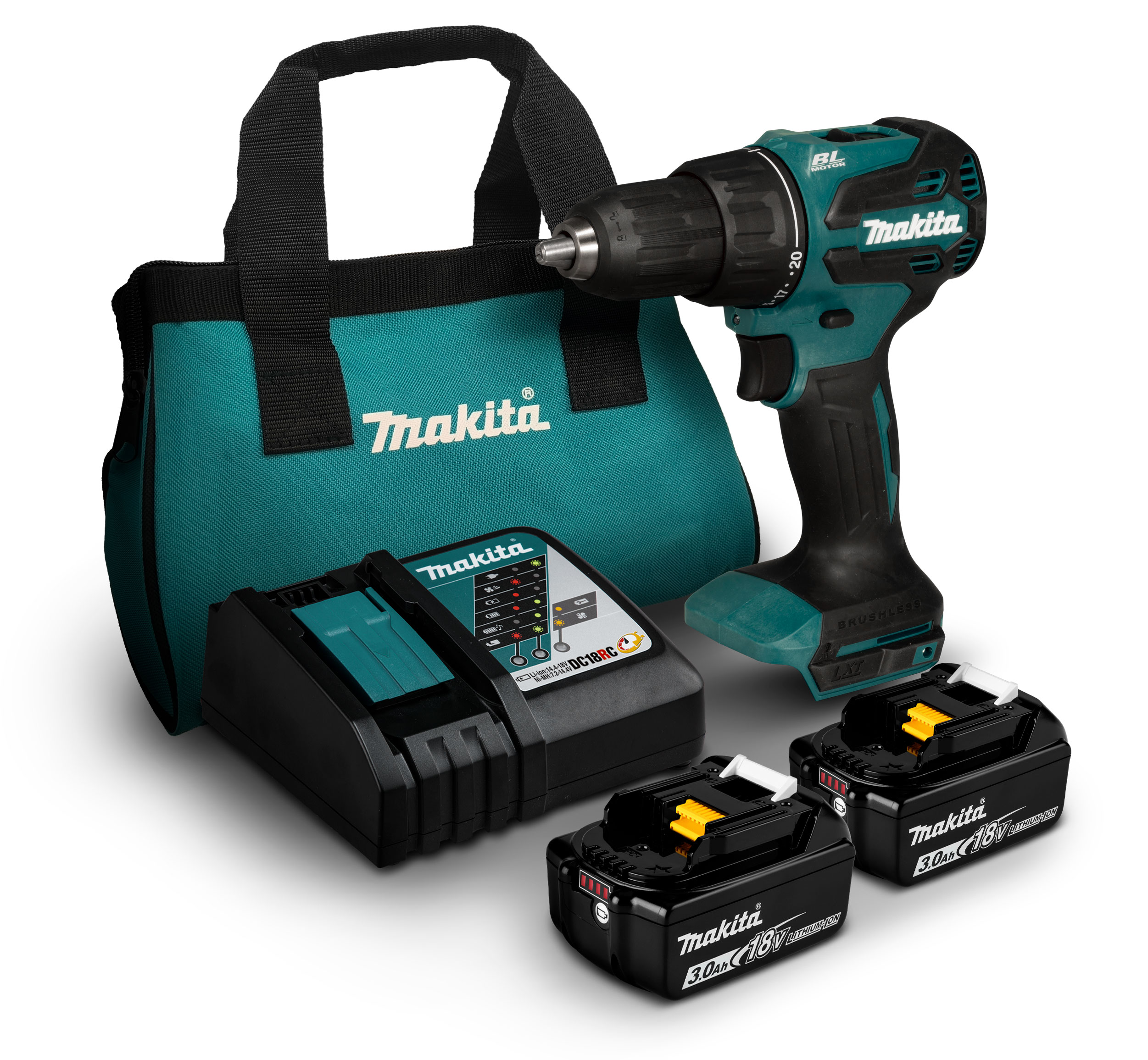 Taladro Percutor Inalámbrico Makita DHP490RFX2