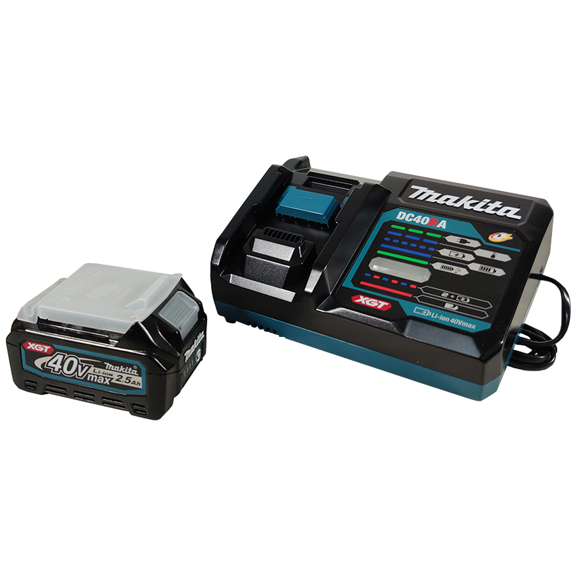 Kit cargador Dc40ra + 1 batería Bl4025 40v Makita 1