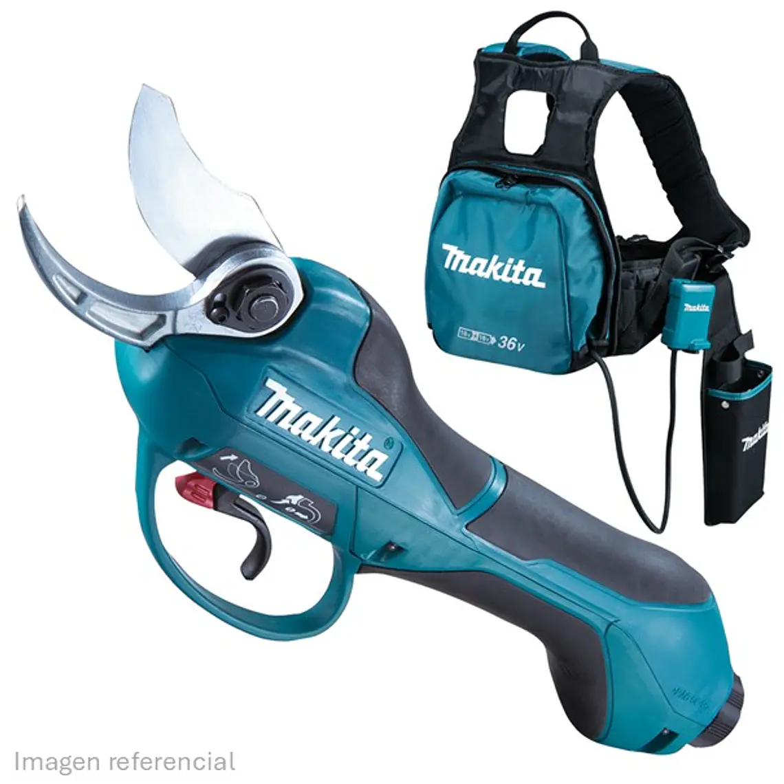 Tijera Podadora inalámbrica 36V Makita DUP362Z (s/cargador ni Batería) 4