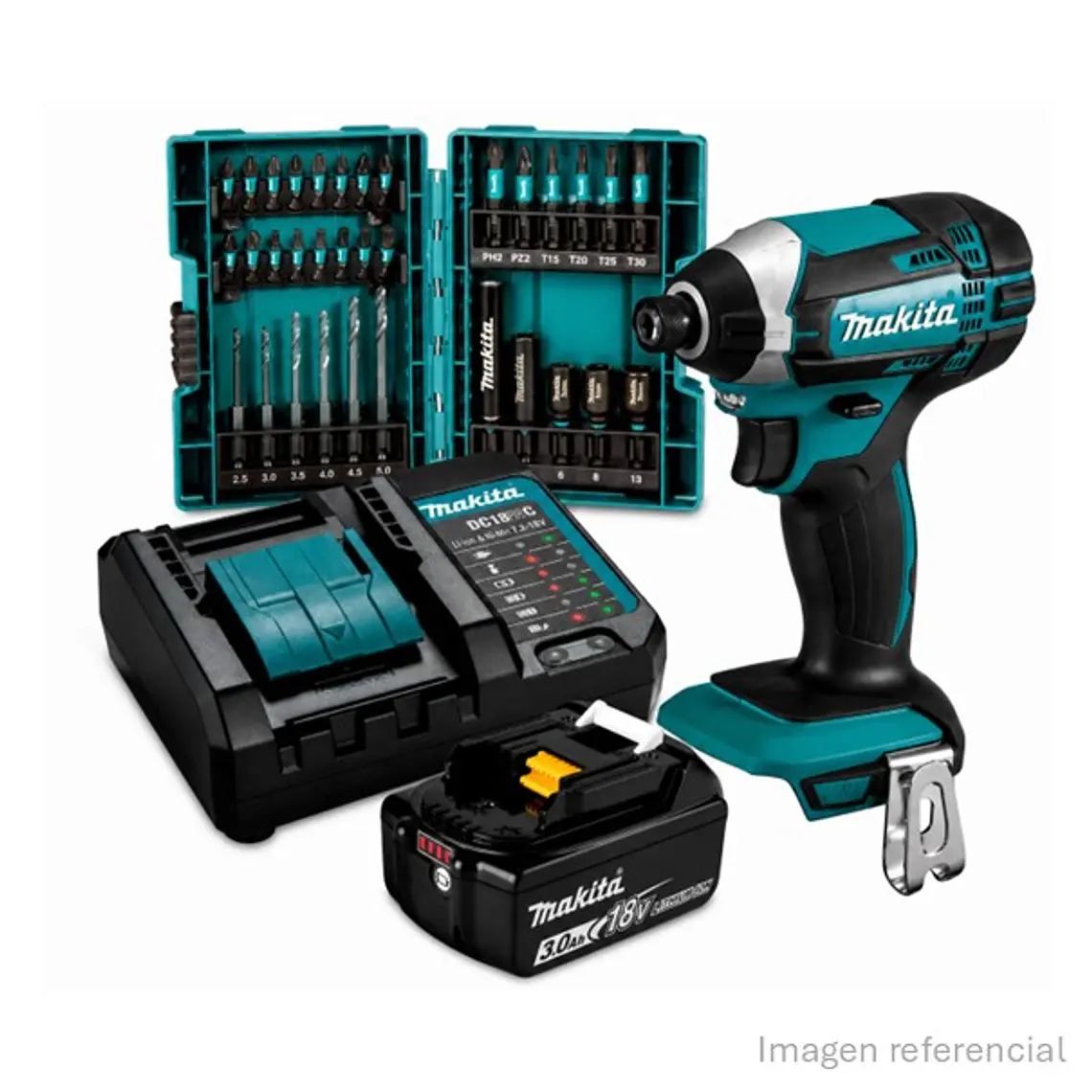 Atornillador de Impacto inalámbrico Makita DTD152Z-1 1