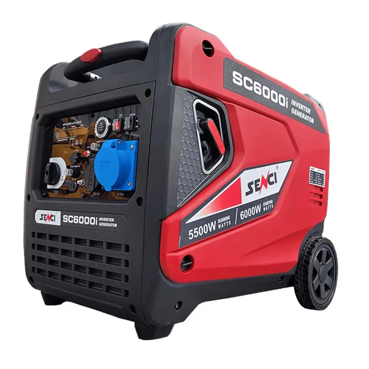 Generador Senci Mod. SC6000I 5.5KW Inverter para ATS 1