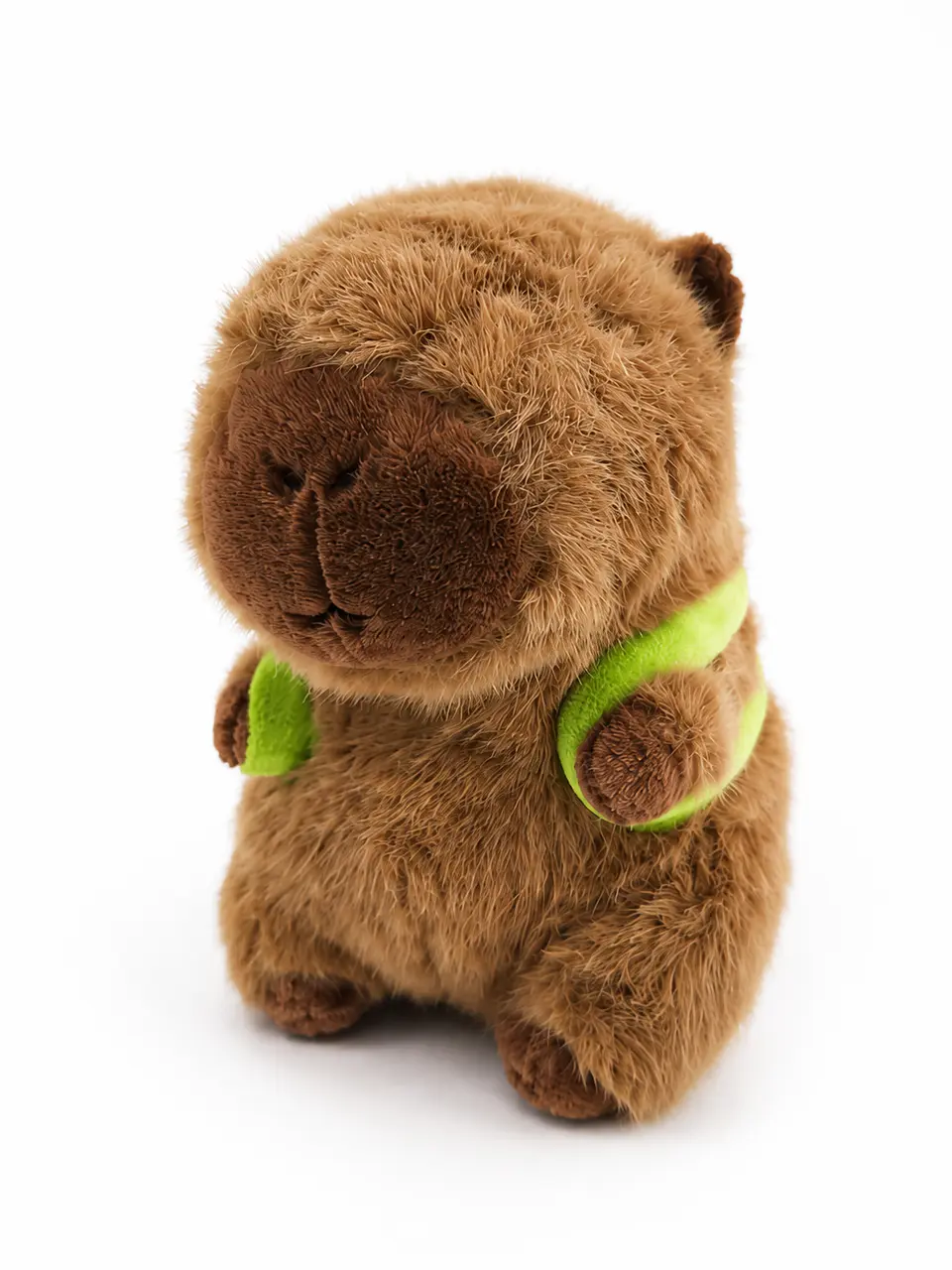 Peluche Capivara com Mochila Tartaruga de 23cm - Super macia e fofinha 1