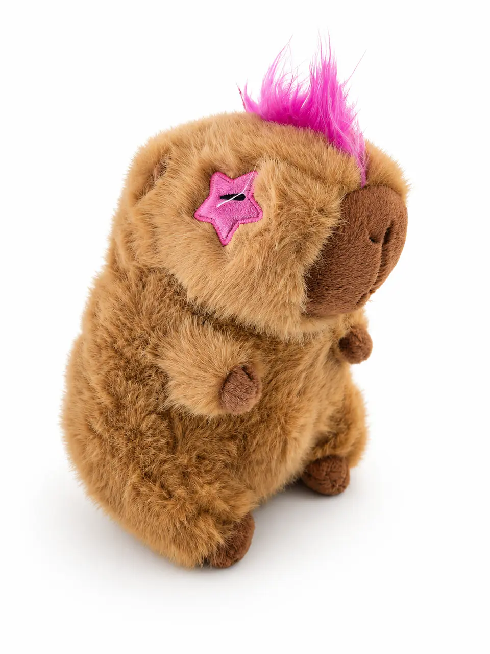 Peluche Capivara Punk rosa de 25cm - Super macia e original 1