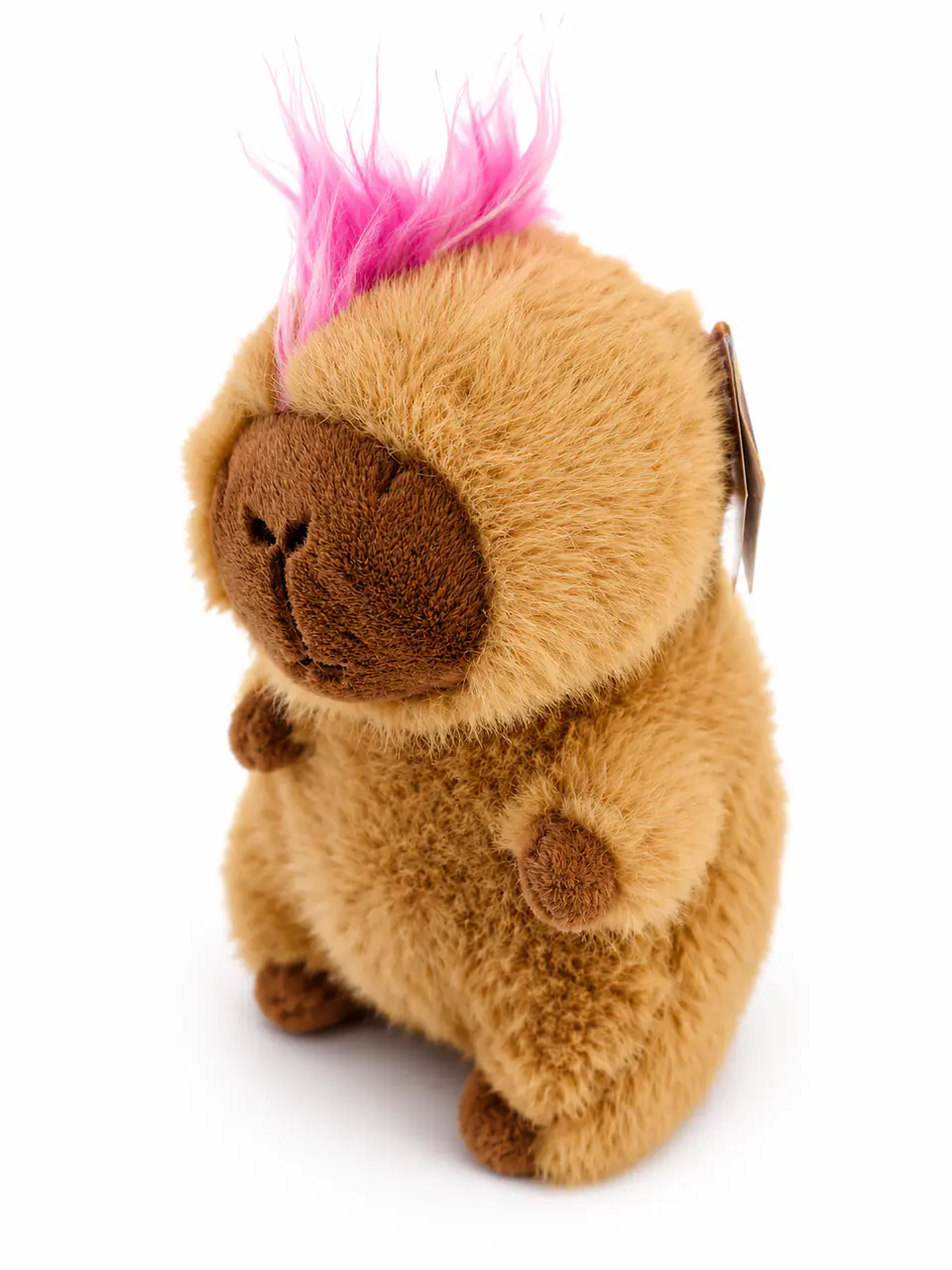 Peluche Capivara Punk rosa de 25cm - Super macia e original 2