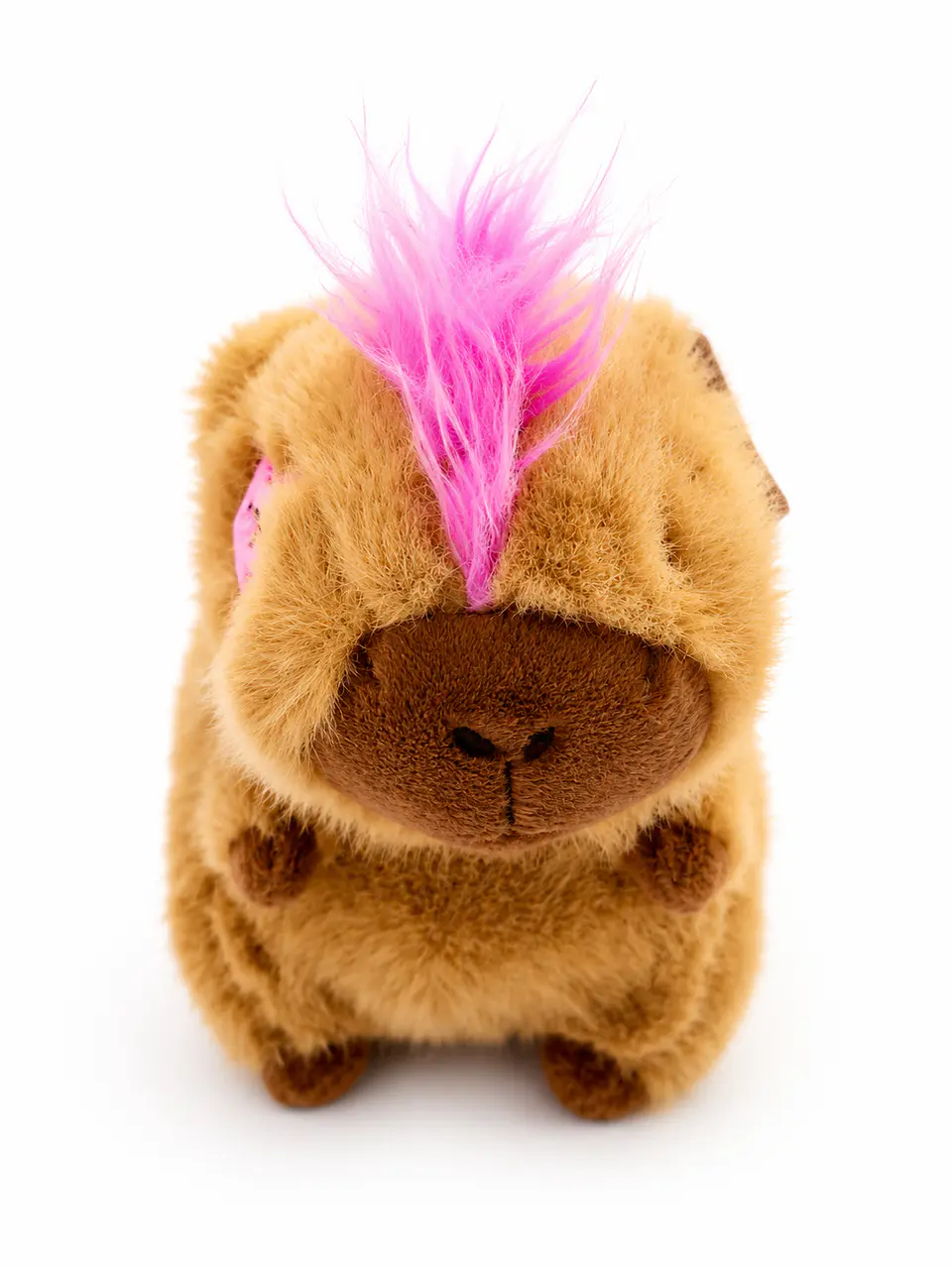 Peluche Capivara Punk rosa de 25cm - Super macia e original 3