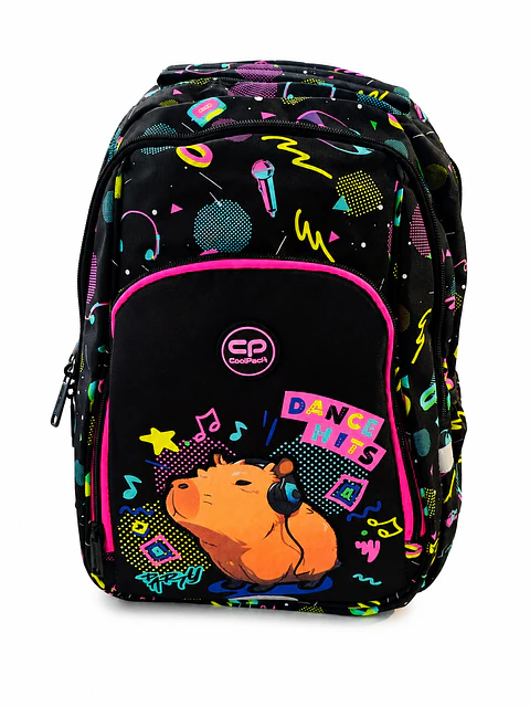 Mochila Escolar CoolPack Strike 22L – Dance Hits Capivara DJ