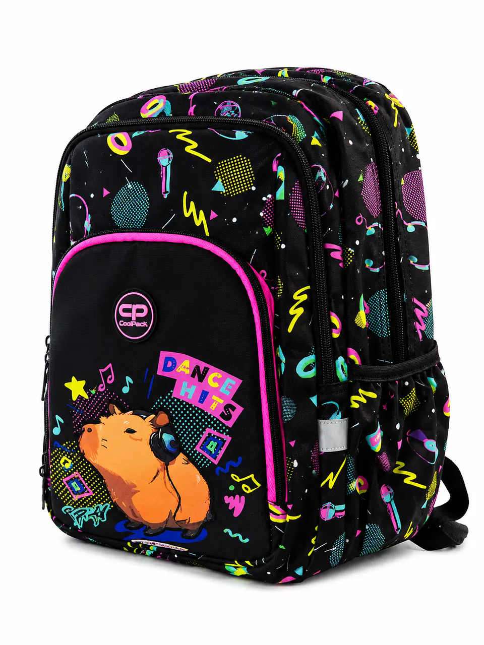 Mochila Escolar CoolPack Strike 22L – Dance Hits Capivara DJ 2