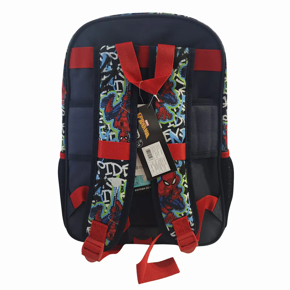 Mochila Escolar Marvel Spider-Man 40cm Adaptável a Trolley 2