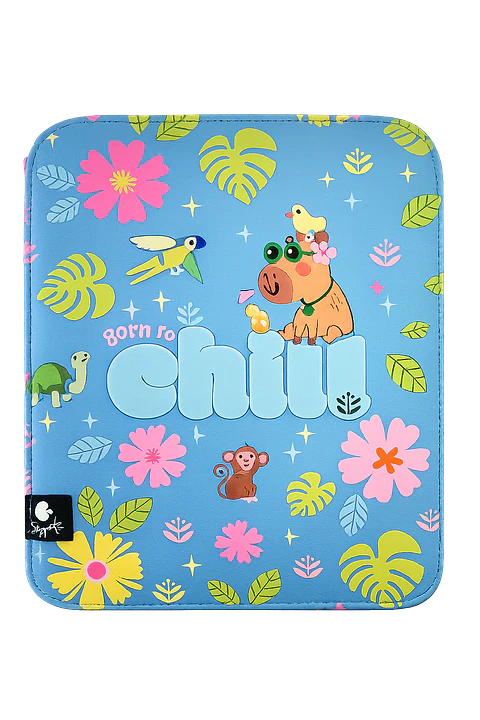 Estojo Escolar Completo Capivara Born to Chill com Material Escolar da busquets