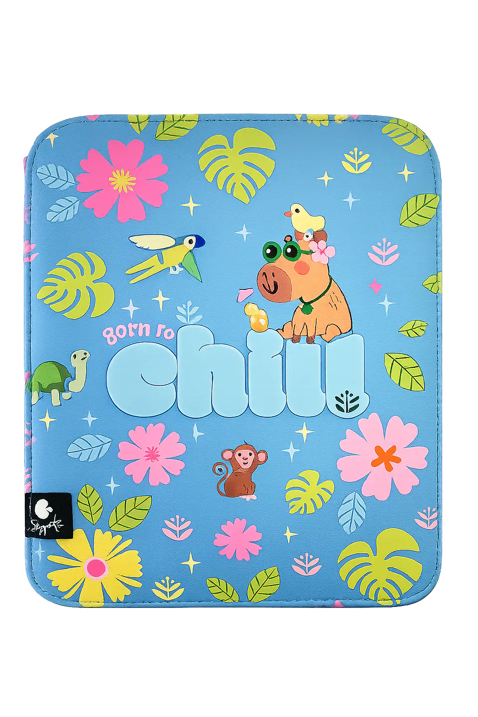 Estojo Escolar Completo Capivara Born to Chill com Material Escolar da busquets 1
