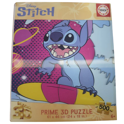 Puzzle 3D Disney Stitch – 500 Peças (61 x 46 cm)