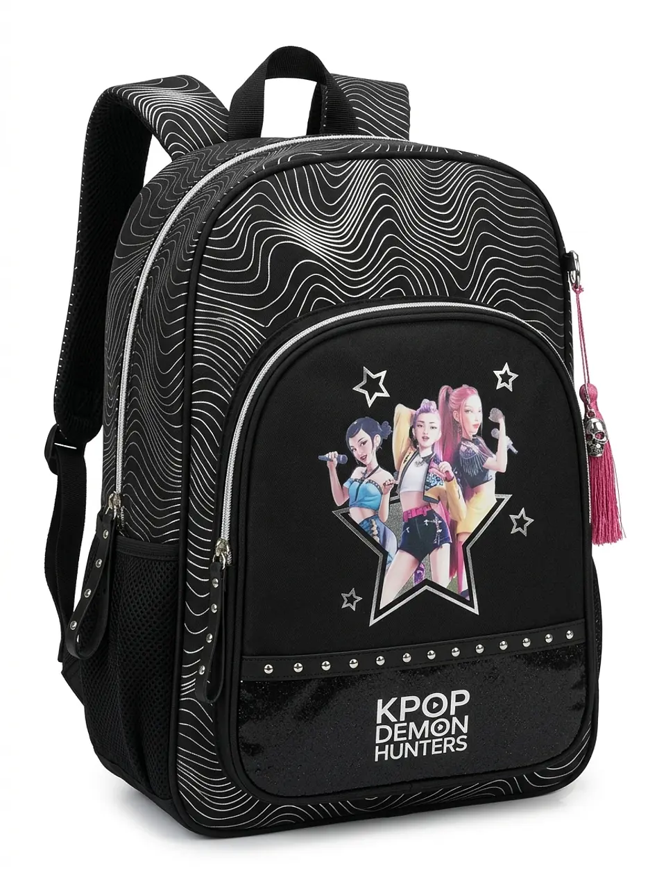 Mochila Escolar Adaptável a Carro Safta K-Pop Demon Hunters 2