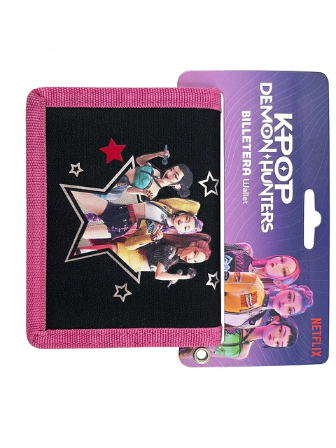 Carteira Infantil K-Pop Demon Hunters Oficial