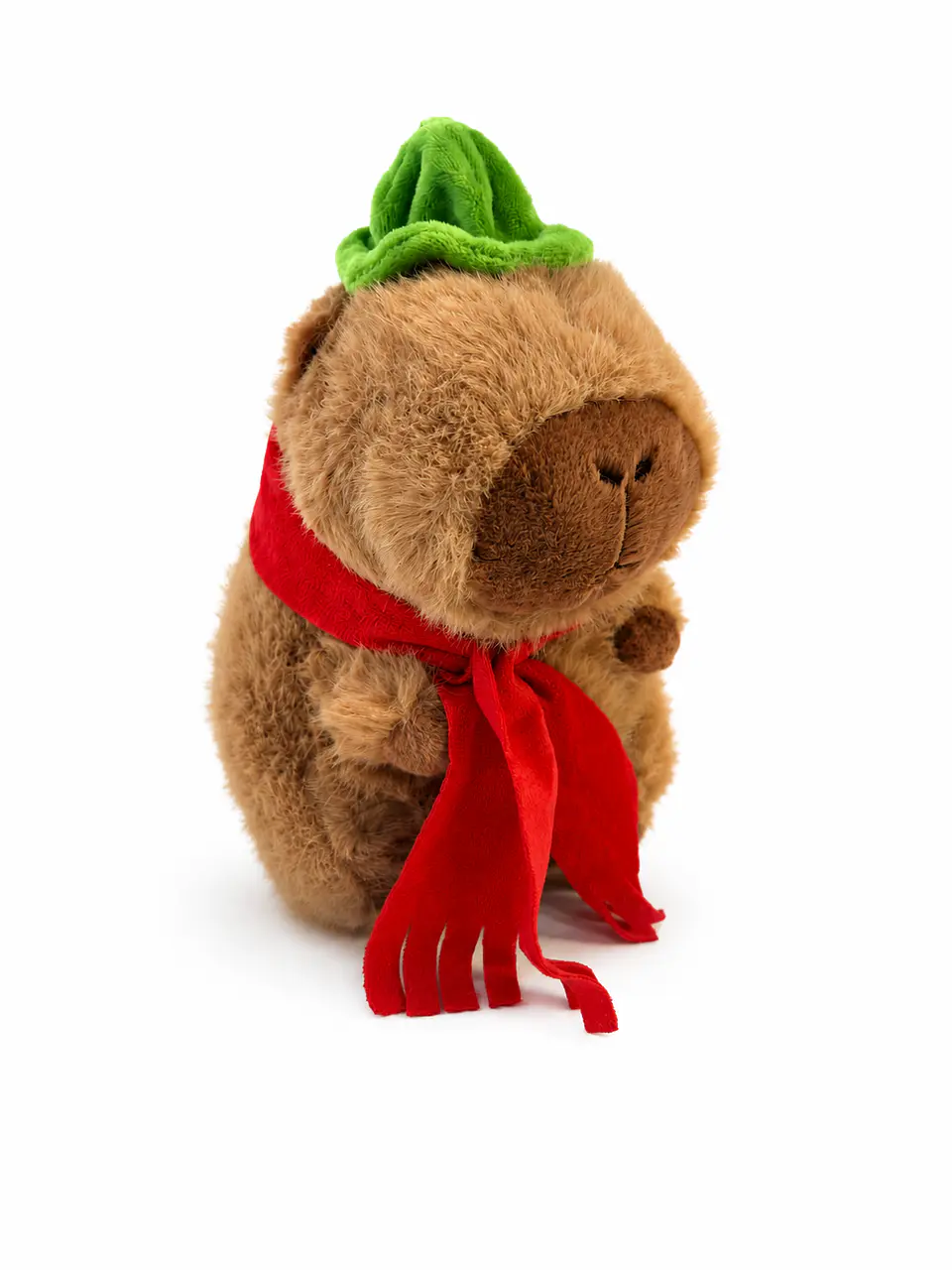 Peluche Capivara com Gorro e Cachecol de 25cm - Super macia e fofinha 2