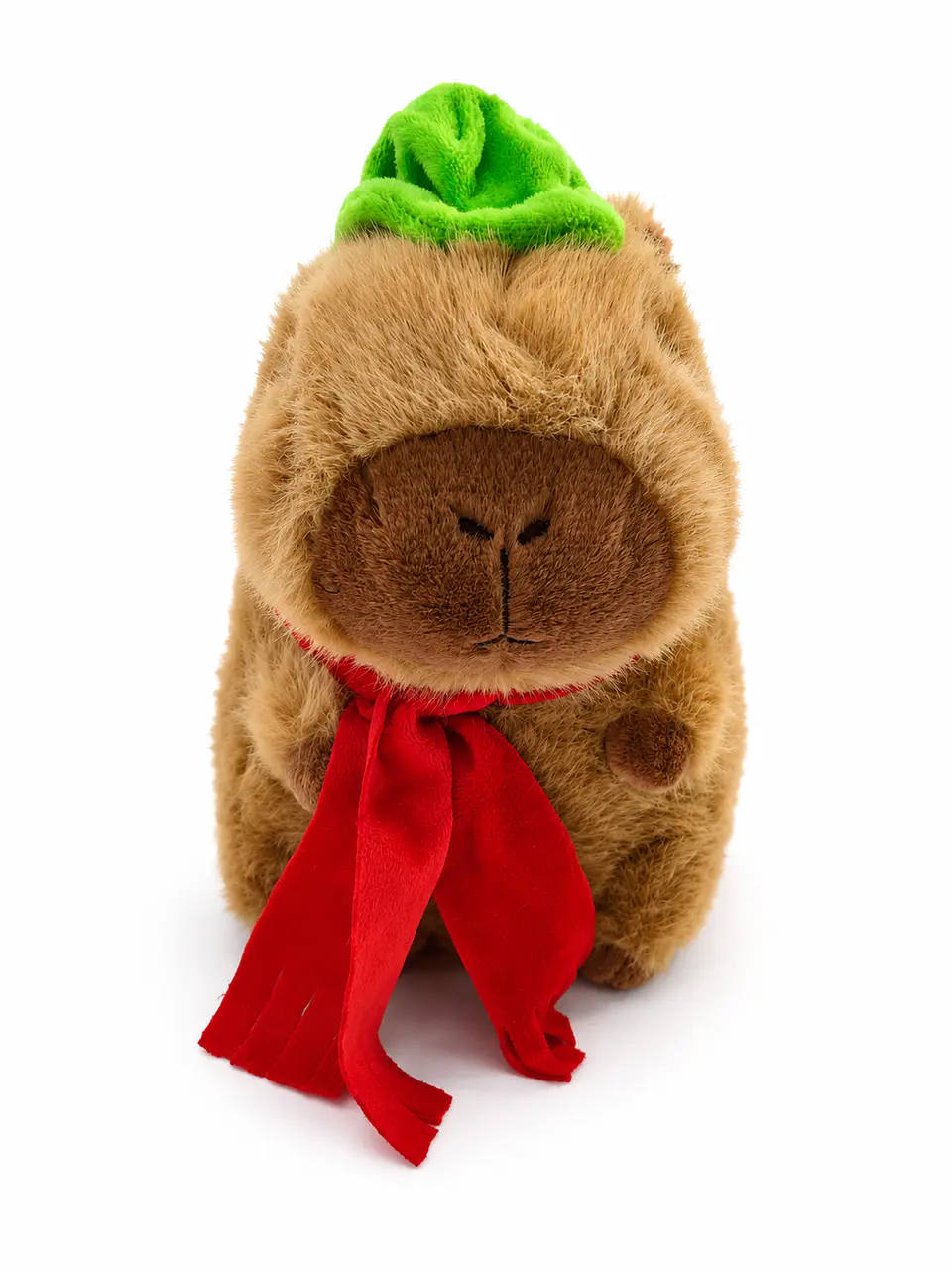 Peluche Capivara com Gorro e Cachecol de 25cm - Super macia e fofinha 3