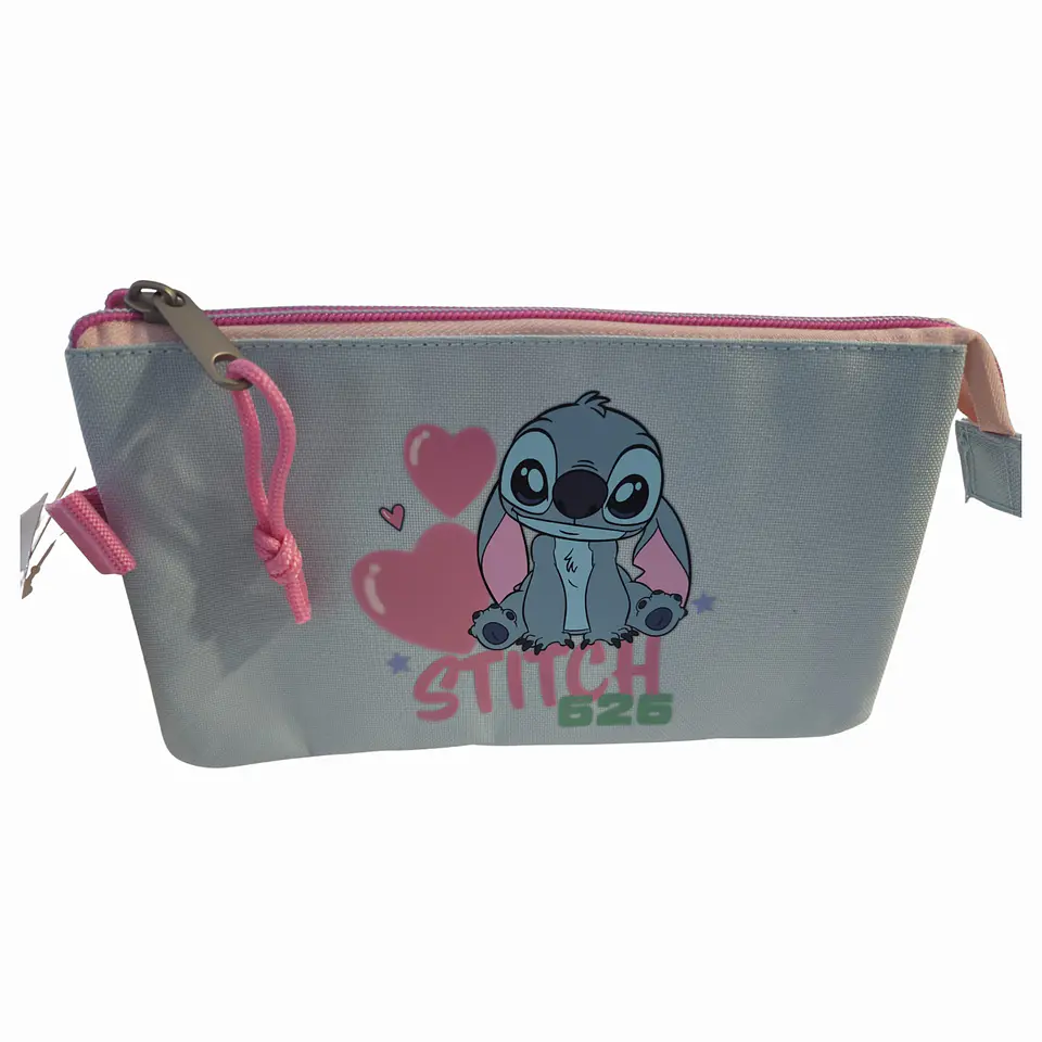 Estojo Stitch Disney 626 para Lápis e Canetas – Organizador Escolar com Compartimentos 1