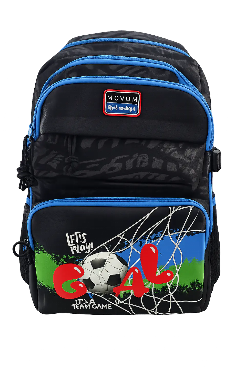 Mochila Escolar Infantil Futebol Movom Goal 42 cm 1