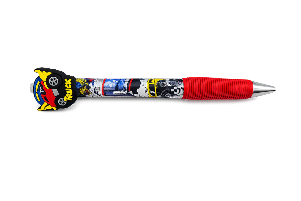 Caneta Apagável Monster Truck | Tinta Azul 0,5 mm 3