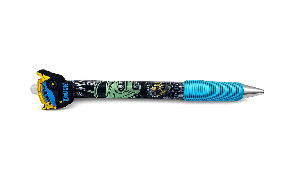 Caneta Apagável Monster Truck | Tinta Azul 0,5 mm 5