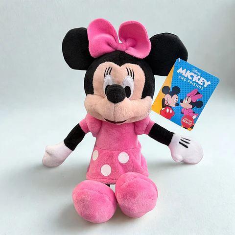Peluche Minnie Mouse Clássico Disney Rosa – Mickey and Friends