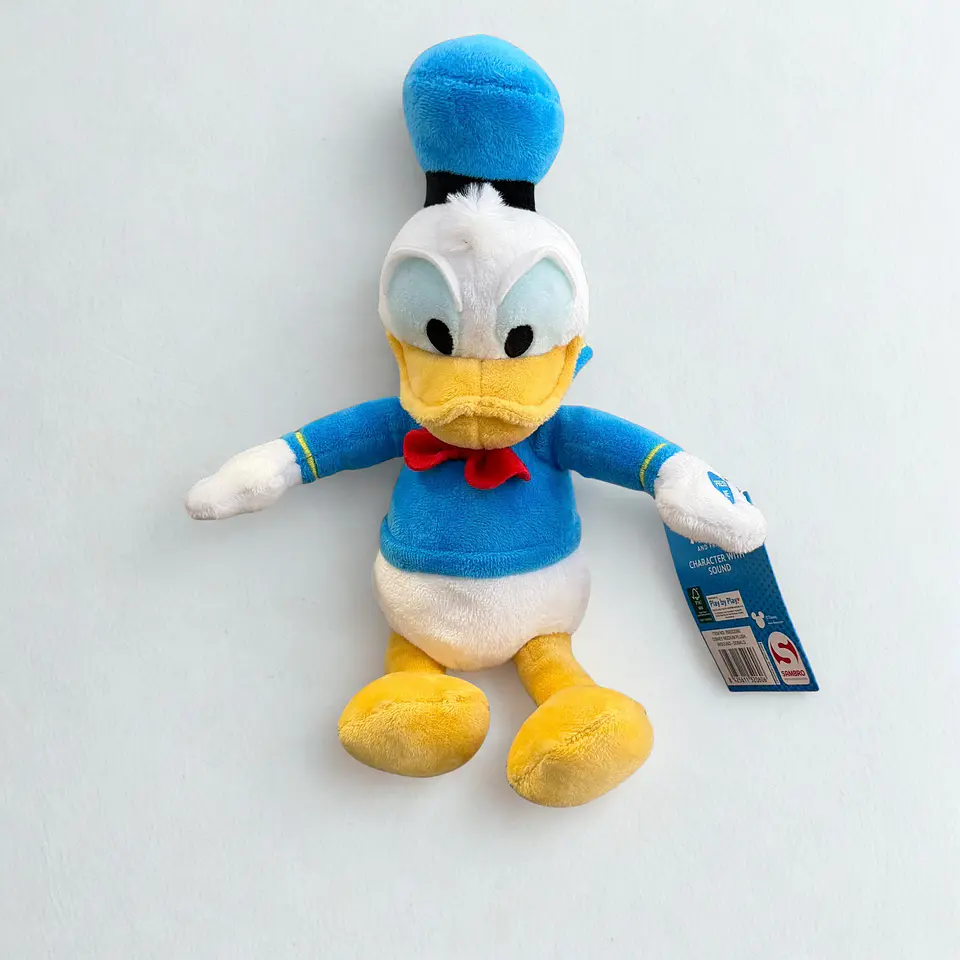 Peluche Pato Donald Clássico Disney com Som – Mickey and Friends 1