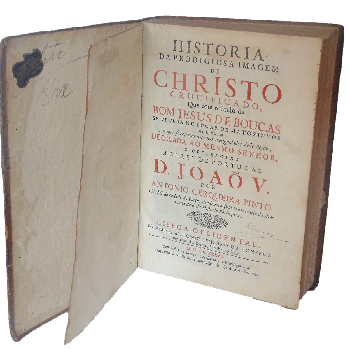HISTORIA DA PRODIGIOSA SENHOR MATOZINHOS [1737]