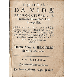 Historia da Vida e Prerogativas (1628) 