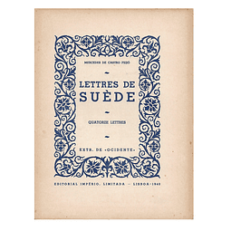  LETTRES DE SUÉDE