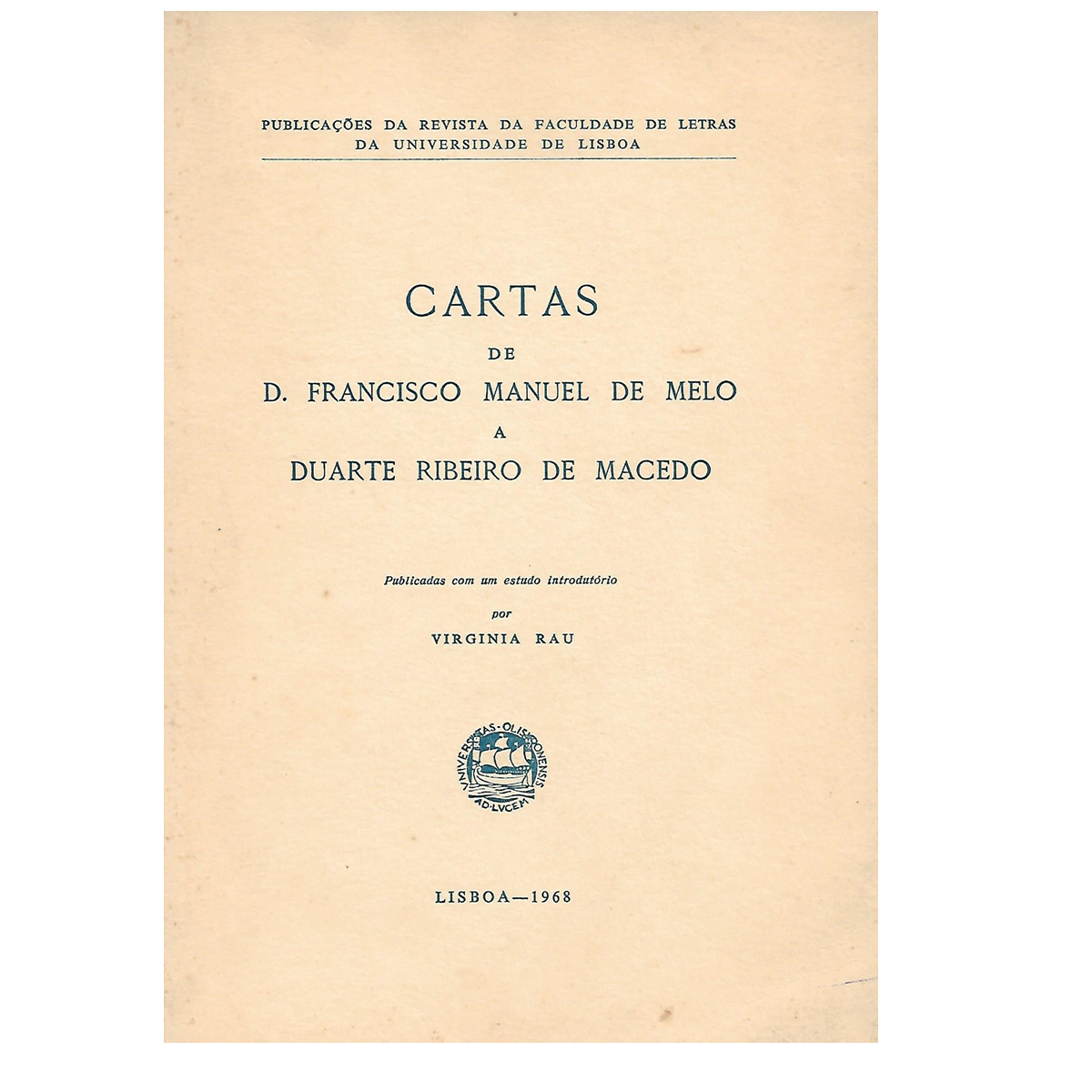 CARTAS DE D. FRANCISCO MANUEL DE MELO 