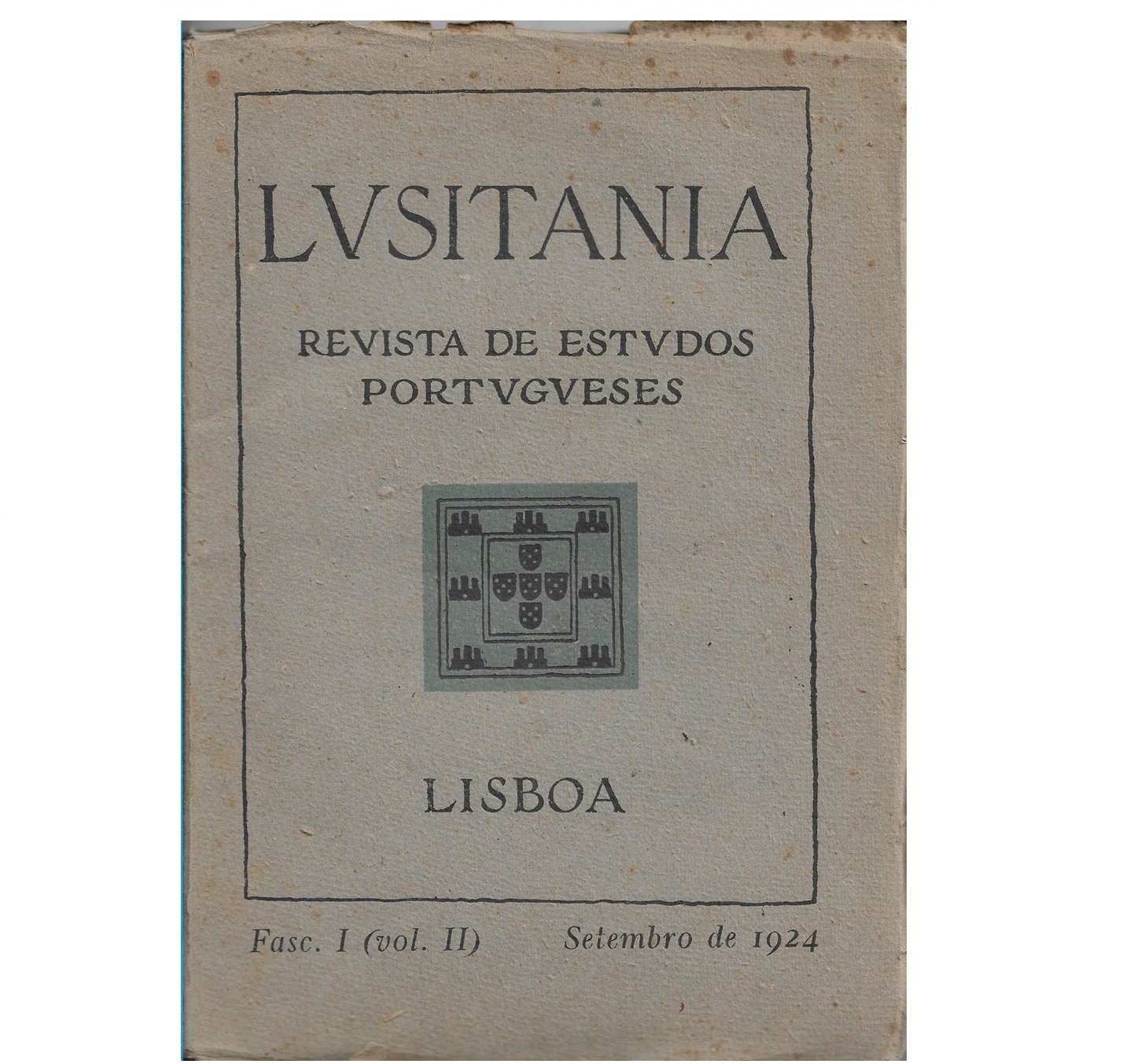 LUSITANIA: FASC. 1 (VOL. II)