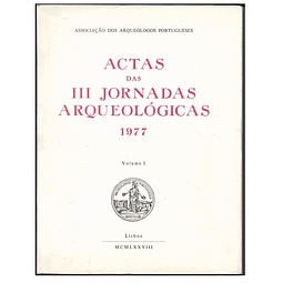 ACTAS DAS III JORNADAS ARQUEOLÓGICAS