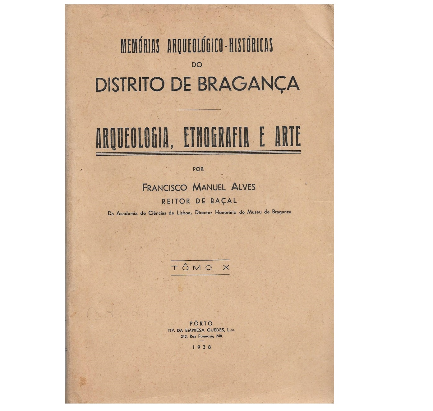 Memórias Arqueológico-Históricas de Bragança