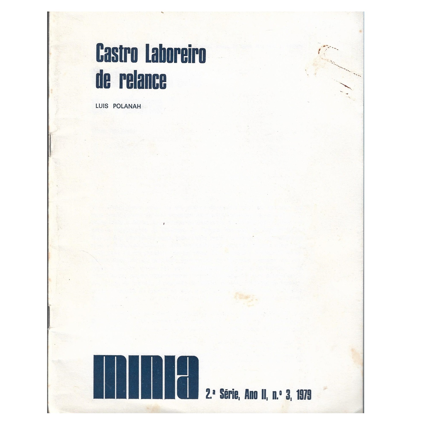 CASTRO LABOREIRO DE RELANCE [1977]