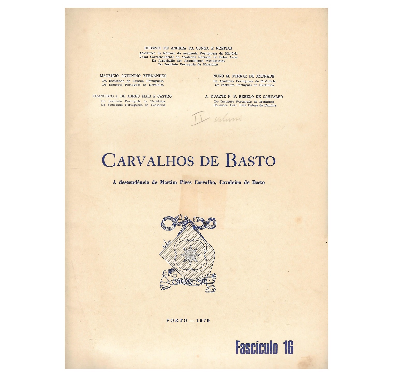  CARVALHOS DE BASTO. VOL. 2