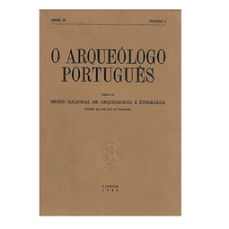 O ARQUEÓLOGO PORTUGUÊS, SÉRIE IV, VOLUME 4
