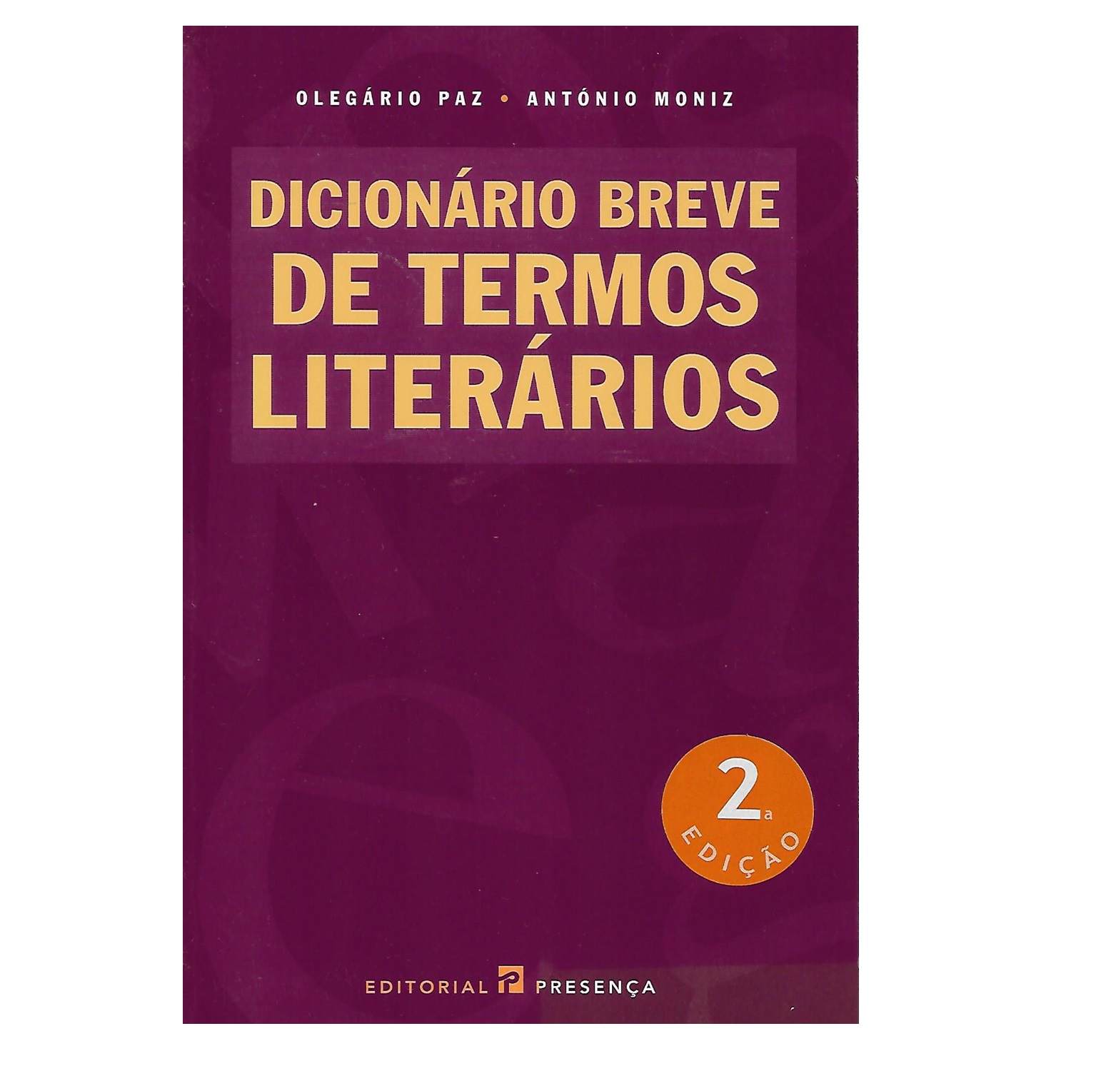 DICIONÁRIO BREVE DE TERMOS LITERÁRIOS