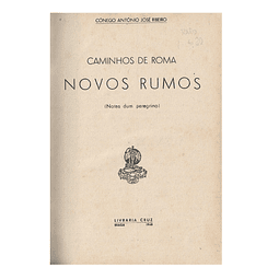 CAMINHOS DE ROMA: NOVOS RUMOS: NOTAS DUM PEREGRINO