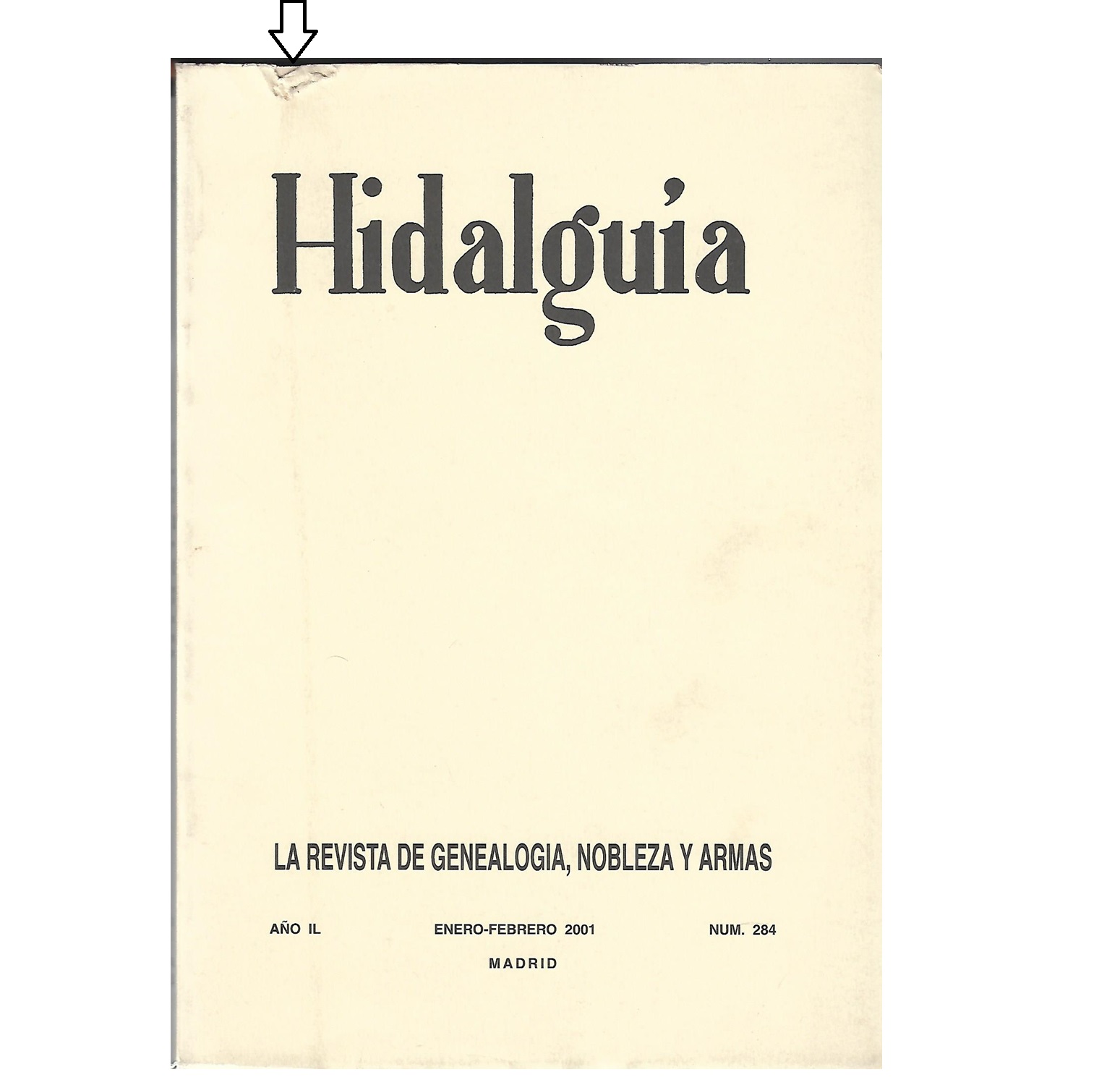 HIDALGUIA, NUM. 284