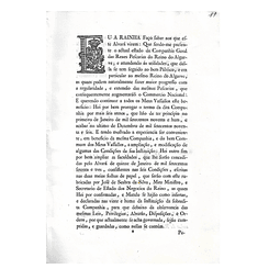 COMPANHIA REAL DE PESCARIAS DO ALGARVE [1790]